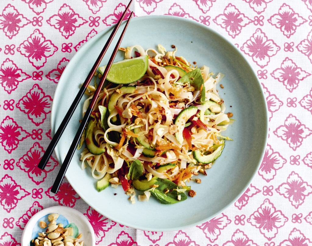 Fragrant Cambodian Noodle Salad - Vegan Recipe