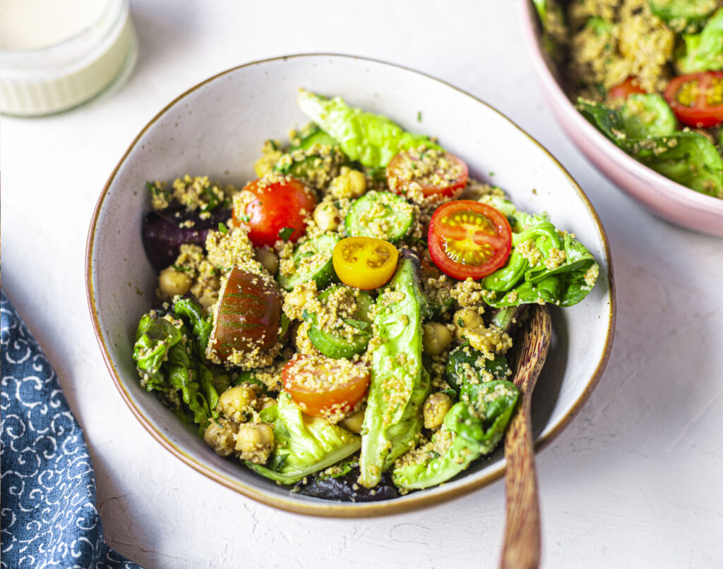 Image of Falafel Spiced Chickpea & Couscous Salad.