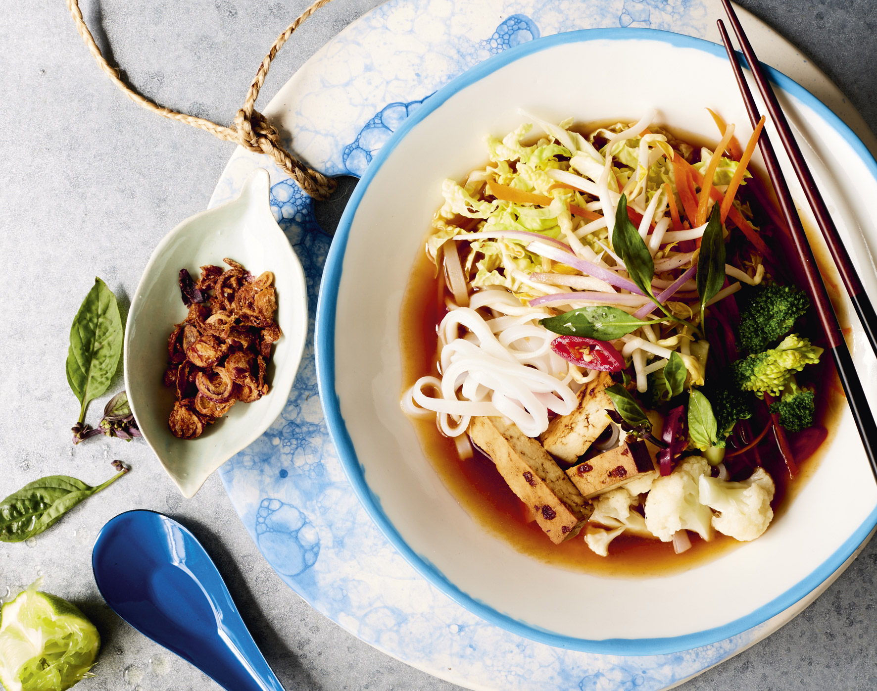 Ginger Lemongrass Noodle Soup - Vegan Recipe