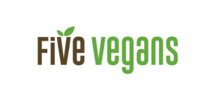 Five Vegans logo on white background