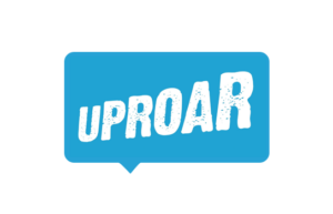 Uproar logo on white background