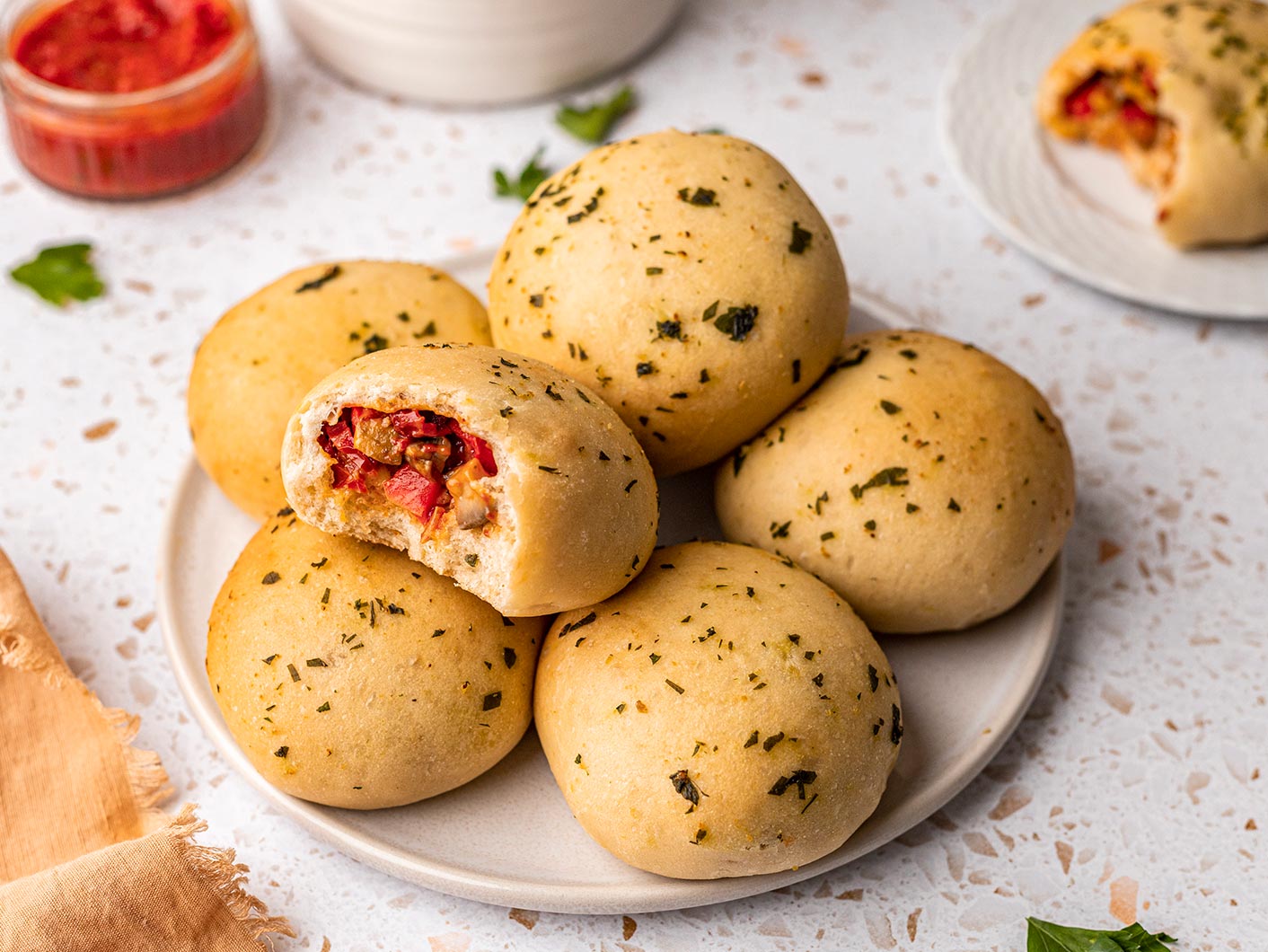 Vegan Pizza Rolls - Rainbow Nourishments