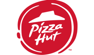 Pizza Hut circle logo in red on a white background.