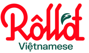 Green and red Roll'd Vietnamese logo on a white background.