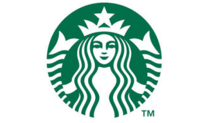 Starbucks circle logo in green on a white background.