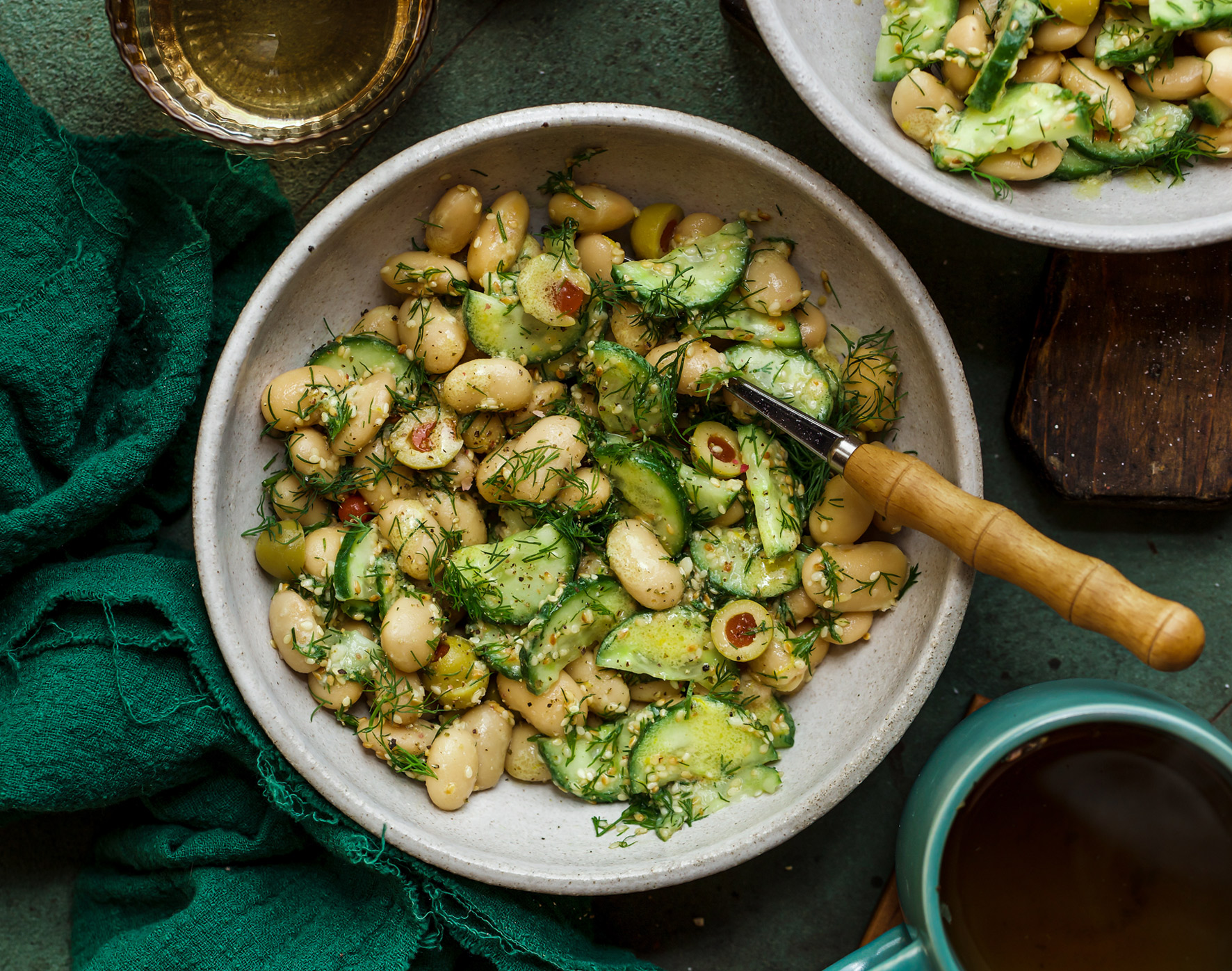 White bean salad