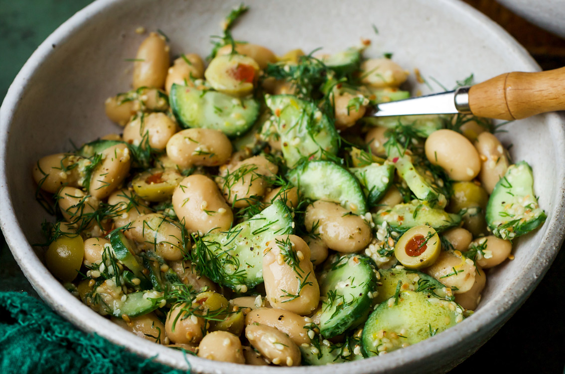 White bean salad